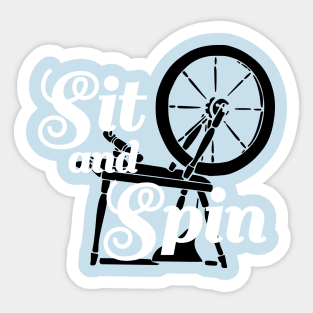 Sit & Spin Sticker